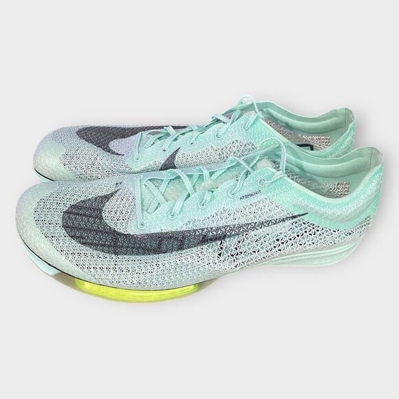 Nike Air Zoom Victory Track Spikes Mens 12 Mint Foam Distance DR9908-300 New - Picture 2 of 12